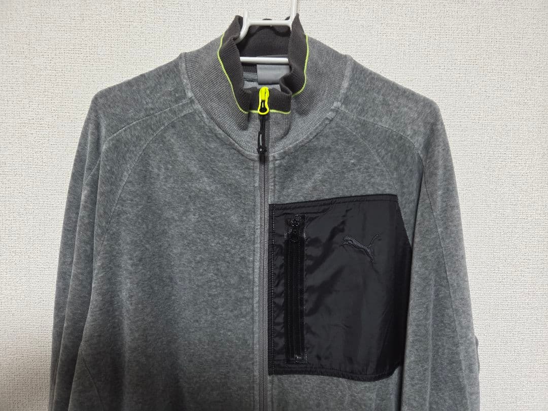 PUMA　Puma　プーマ　ベロア　セットアップ　グレー　上XL　下L