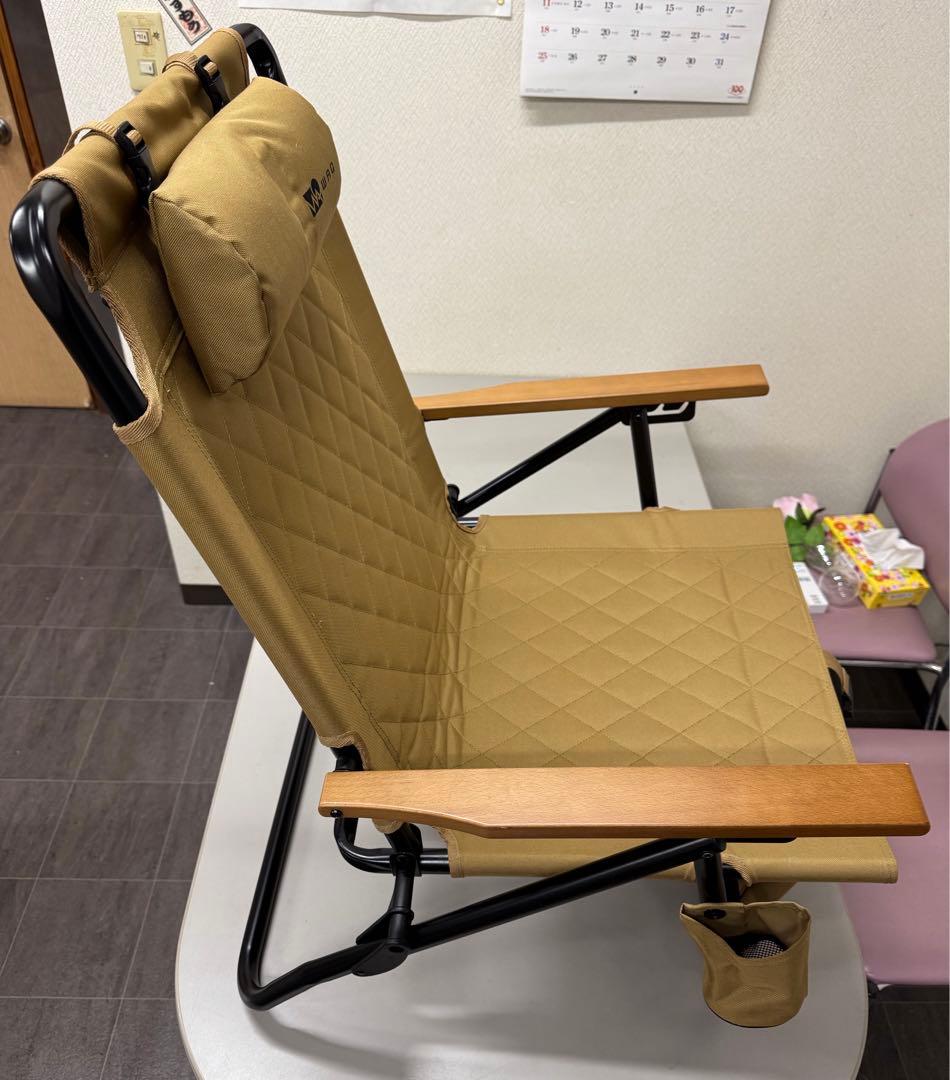 WAQ リクライニングローチェア　タン【美品】