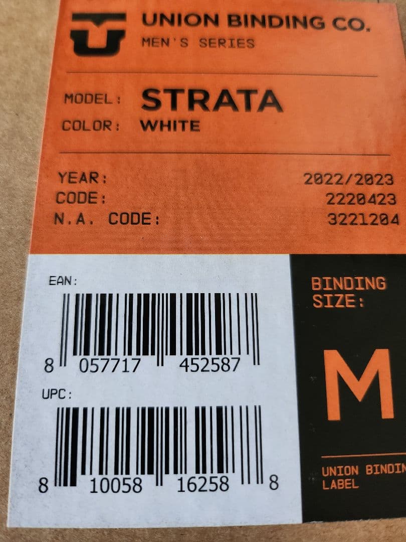 UNIONストラータSTRATAバインディングMサイズ美品