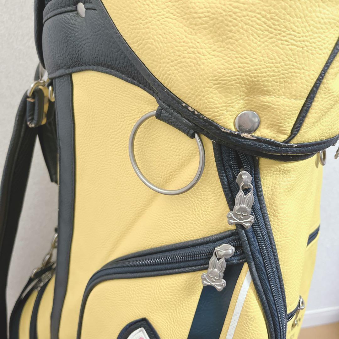 K110 Psycho Bunny サイコバニー キャディバッグ イエロー