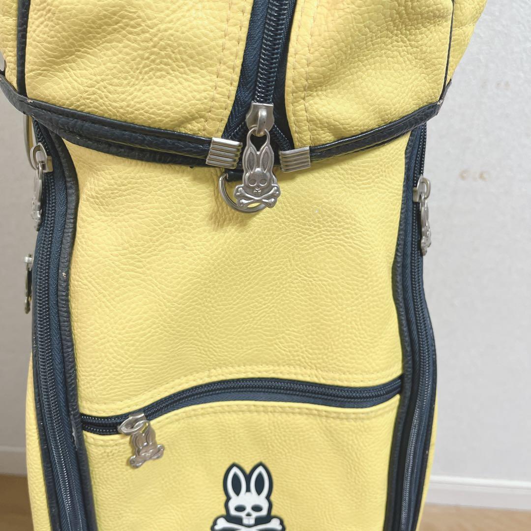 K110 Psycho Bunny サイコバニー キャディバッグ イエロー