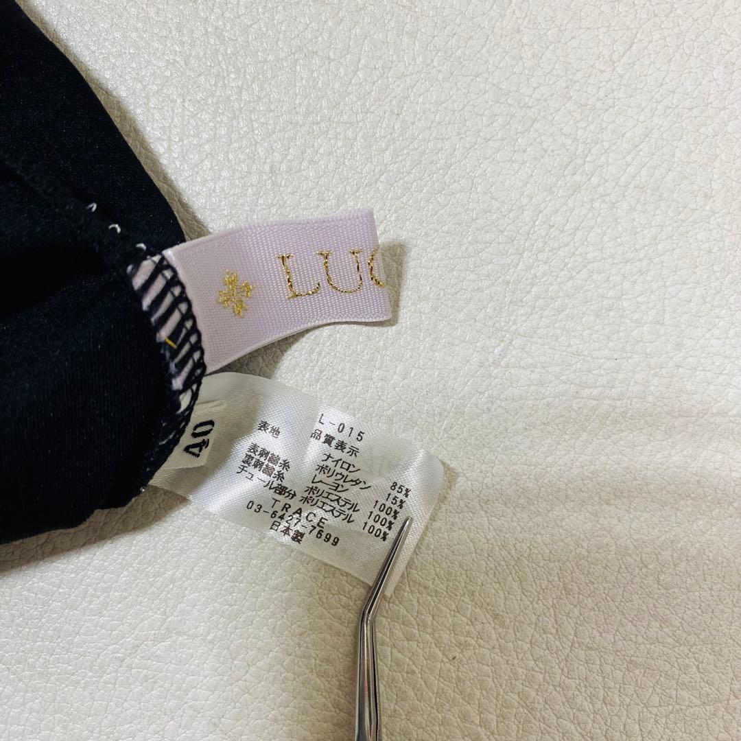 美品 シルフィーヌ LUCAS 花柄 メッシュ レオタード 40