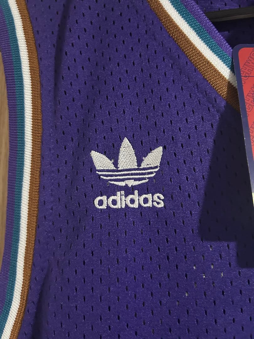 カールマローン　Jazz 32番 ユニフォーム Lサイズ adidas