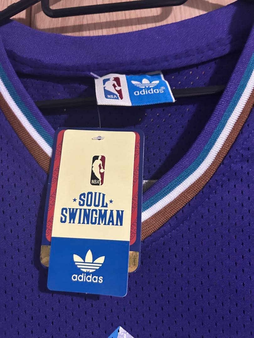 カールマローン　Jazz 32番 ユニフォーム Lサイズ adidas
