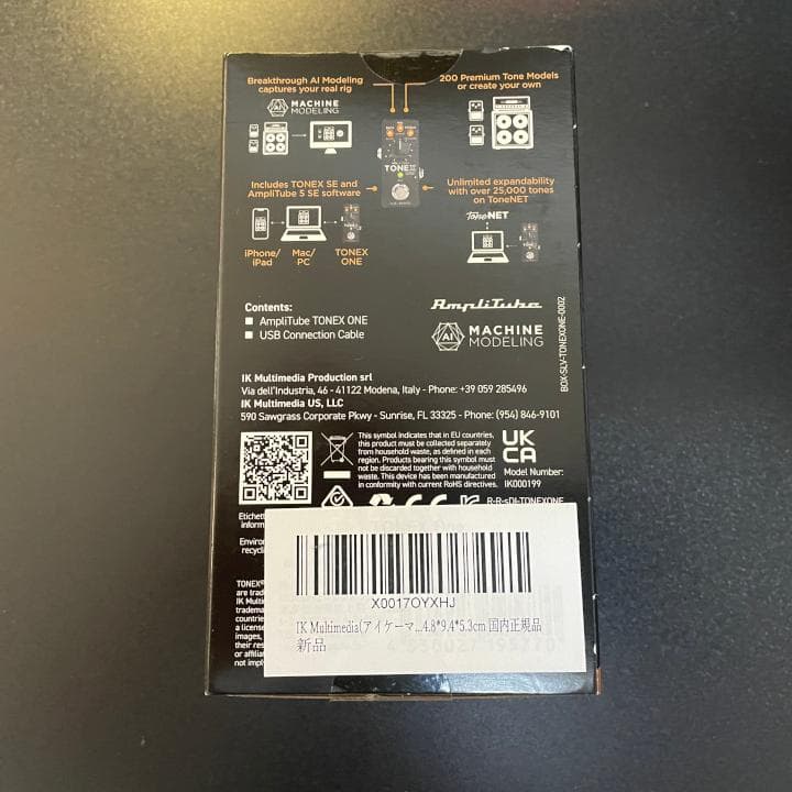 【新品】IK Multimedia TONEX One【未開封】