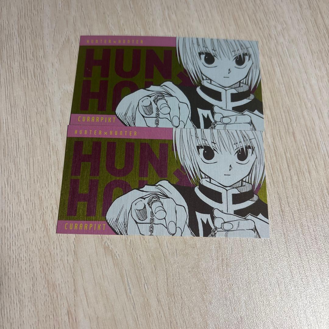 HUNTER×HUNTER クラピカ　ペタドール　スクエアステッカー　春コレ