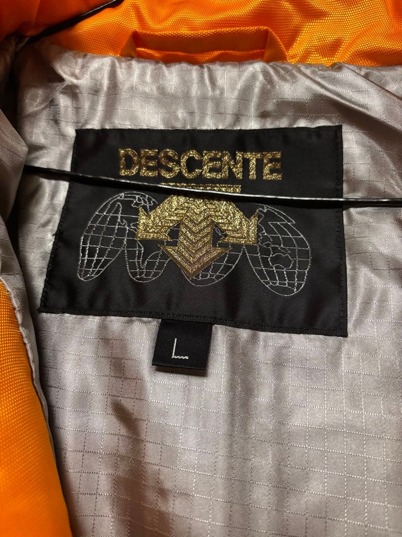 DESCENTEイエロー （上） HEADオレンジ（下）スキーウェア 上下せット