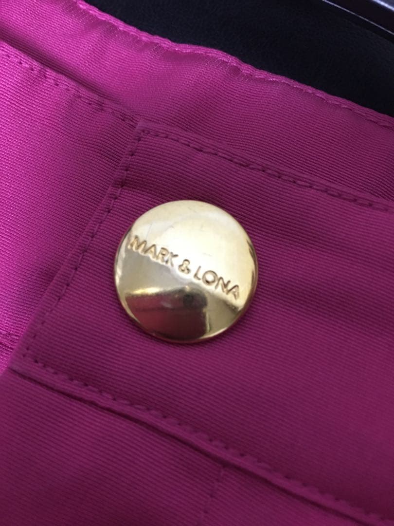 MARK&LONA 一体型ペチパンツ裾メッシュ切替スカート