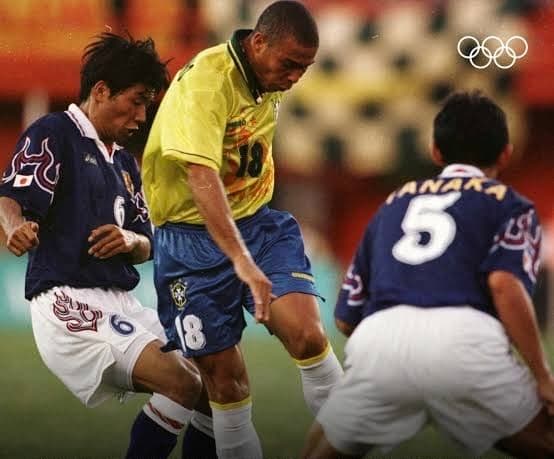 94-96 ブラジル代表　ロナウド　アンブロオフィシャル　当時物ユニフォーム