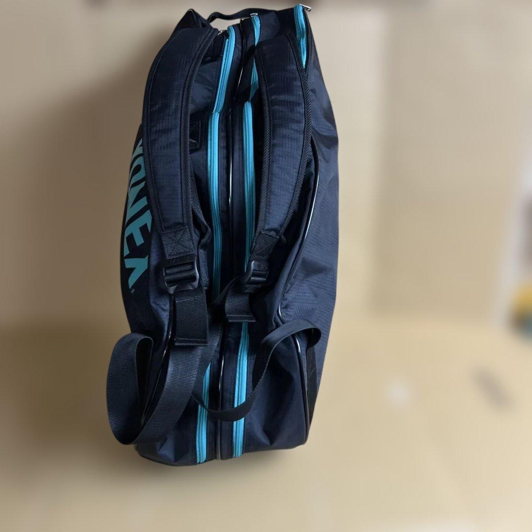 YONEX バドミントンバッグ ネイビー/アクア