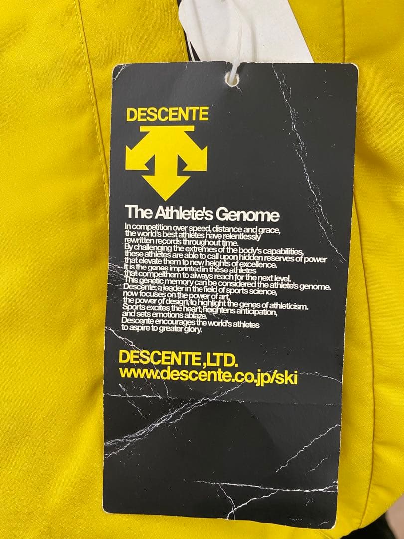DESCENTE ジュニアスキーウェア　ジャケットのみCMP5121J イエロー