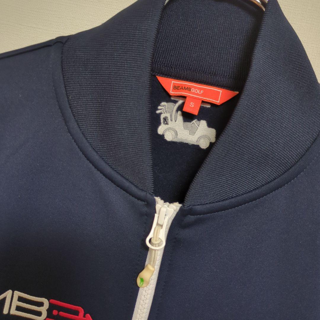 BEAMS GOLF ダブルジップメンズ ネイビー S　美品