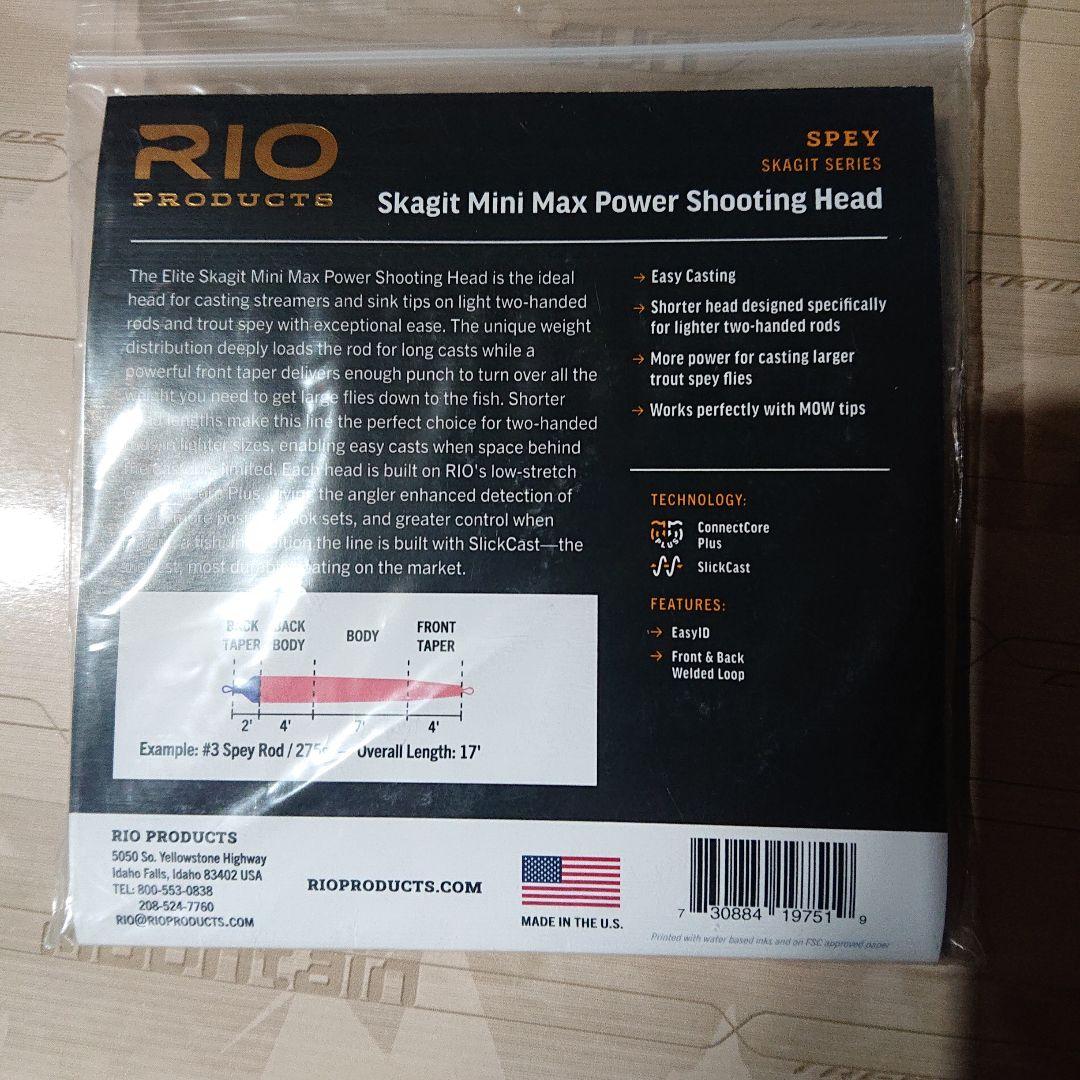 RIO スカジットミニマックスパワー　225gr