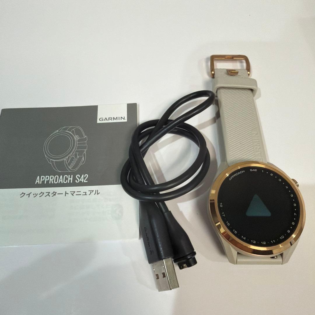 approachS42 ガーミン　ゴルフ　距離計　スマートウォッチ　GPSナビ