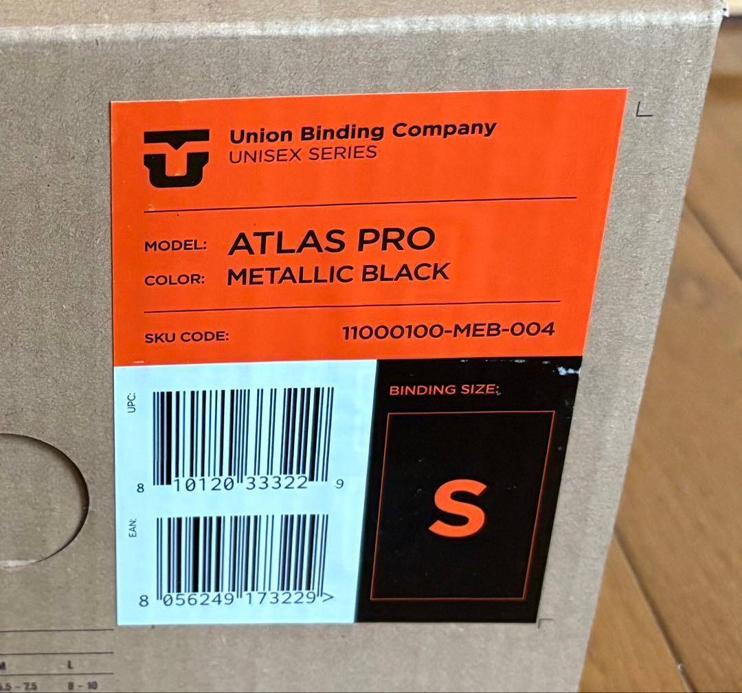 '25-26 union atlas pro S 新品 ユニオン アトラス