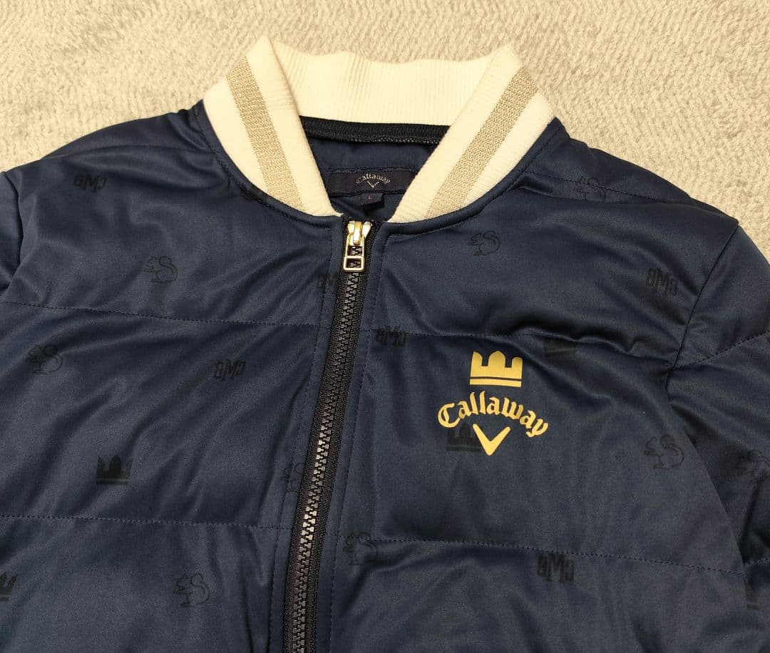 Callaway キャロウェイ 中綿 ブルゾン ジャケット L ネイビー ゴルフ