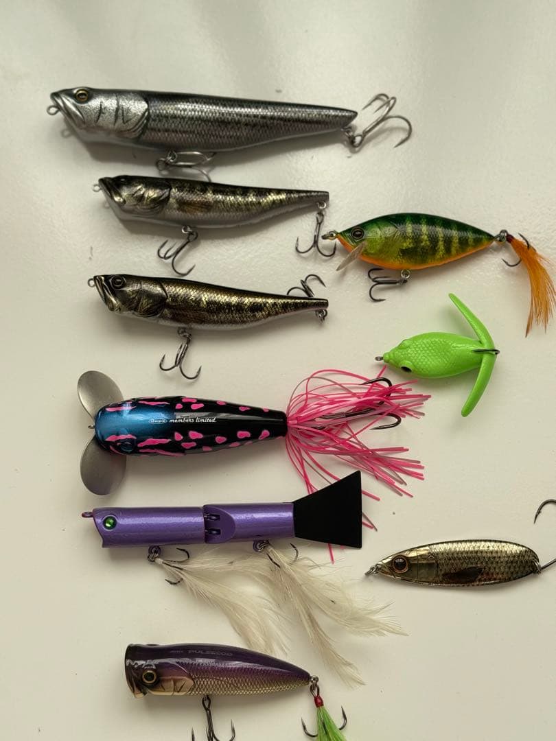 deps デプス　ハードルアー 9個セット ケース付き　マイクバシリスキーetc