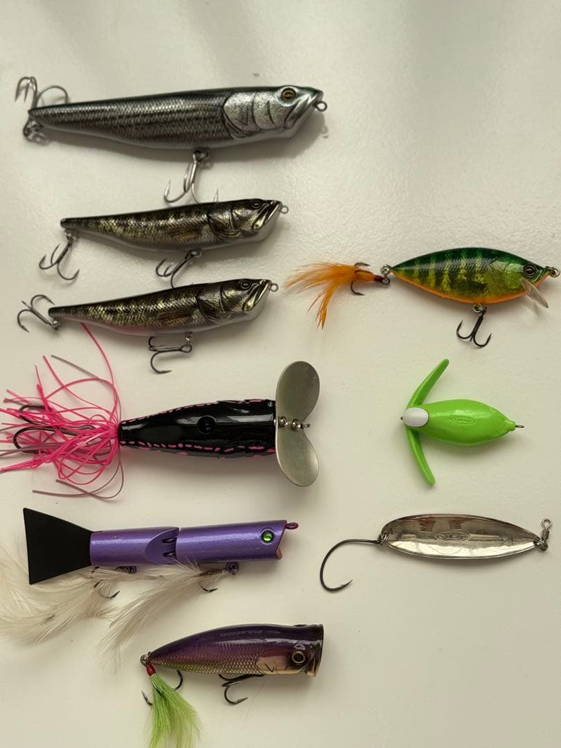 deps デプス　ハードルアー 9個セット ケース付き　マイクバシリスキーetc