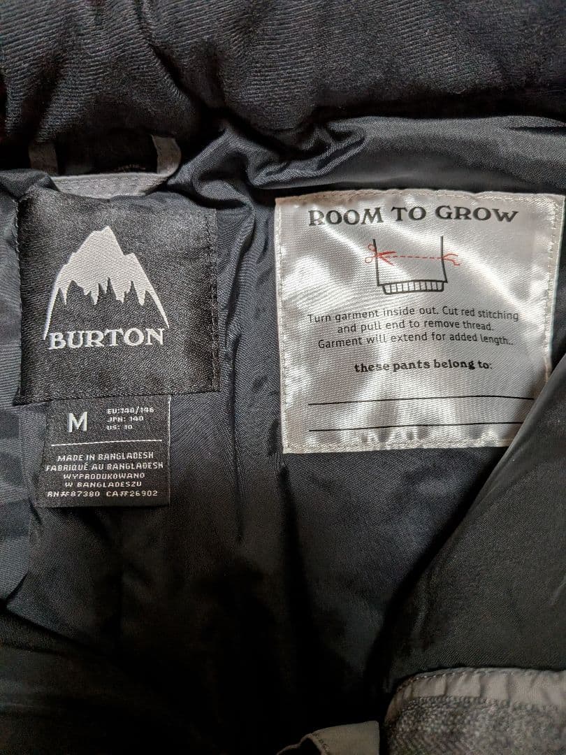 Burton スノーボードウェア 子供用 Mサイズ　※値下げしました