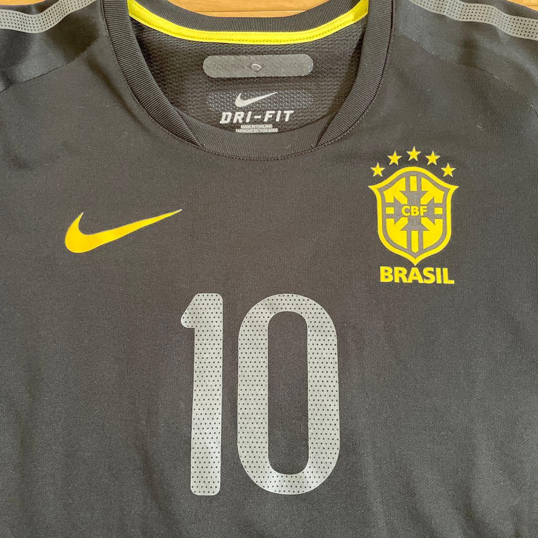 【美品】Nike Brasil 10 DRI-FIT サッカーシャツ サイズM