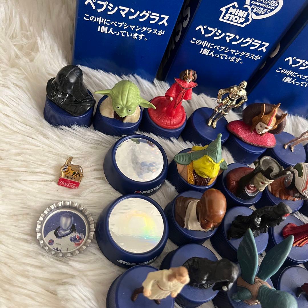 コカコーラ ペプシ ペットボトルキャップ ノベルティセット おまとめ おまけ付き