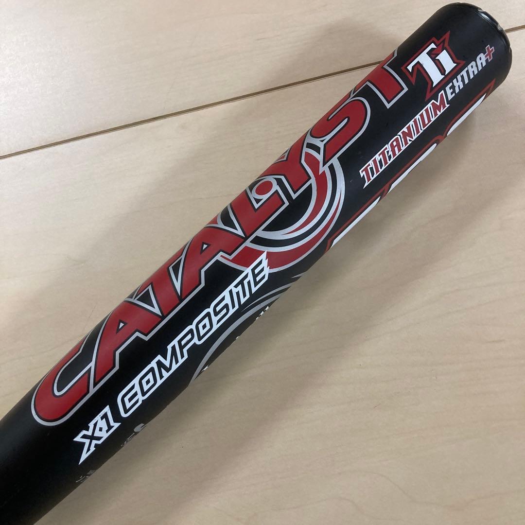 【極美品】CATALYST Ti ソフトボール バット 84cm 3号 2013