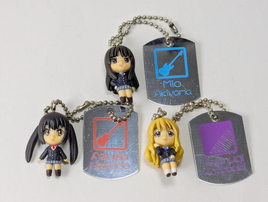 けいおん！ キューティーフィギュア マスコット ＆ スイングマスコット セット