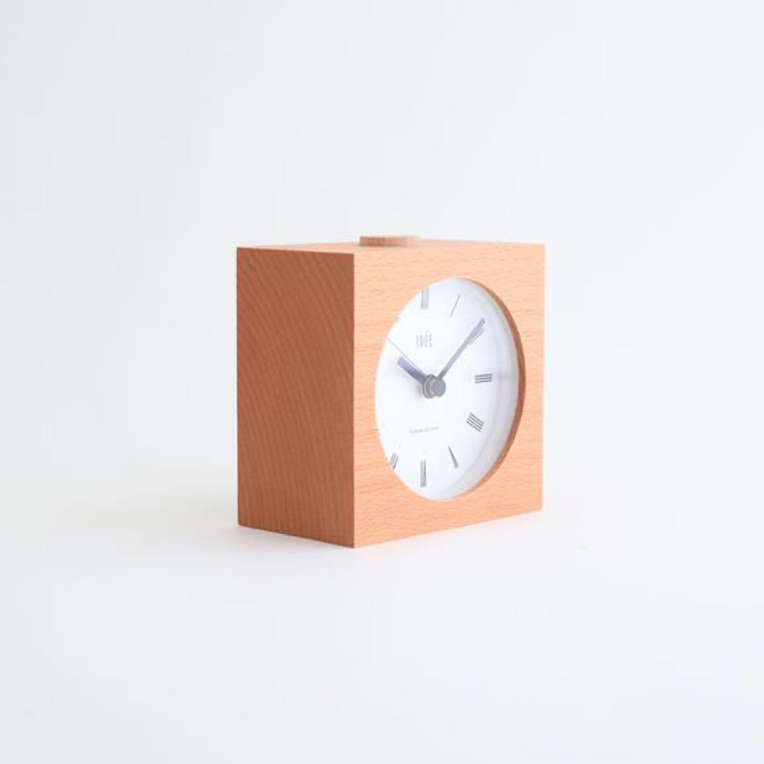 IDÉE TIMING ナチュラルウッド 置時計