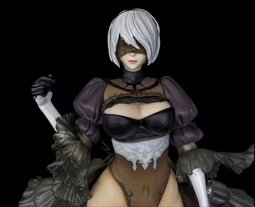 ニーア オートマタ　2B　フィギュア　塗装完成品