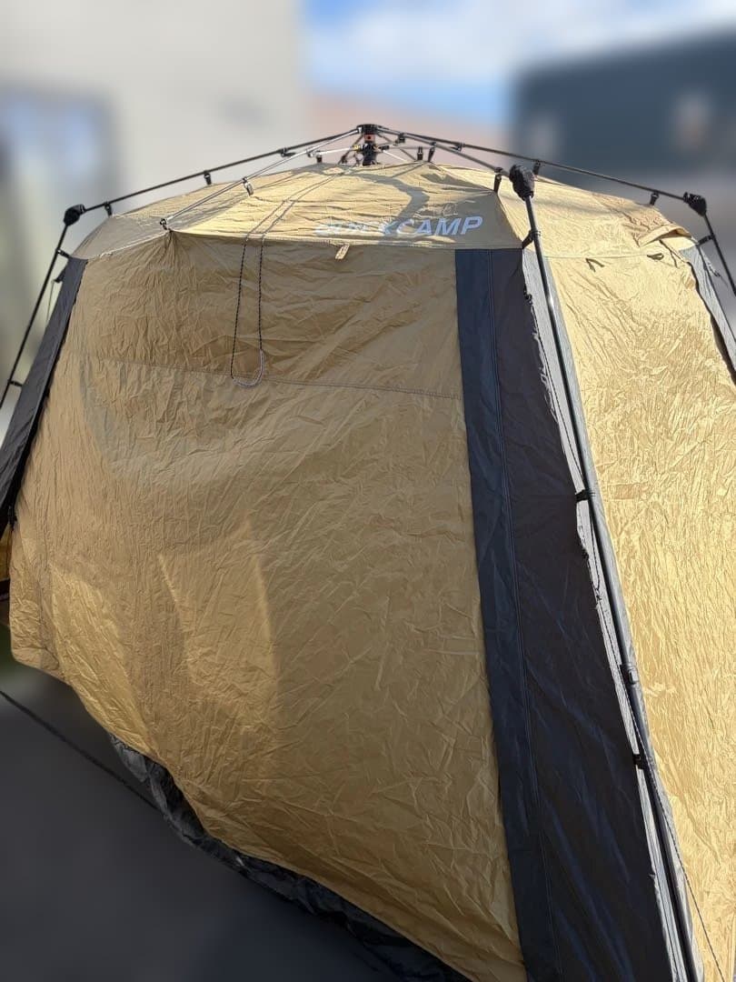 QUICK CAMP 4m×2.8mワイドスクリーンタープ ワンタッチ