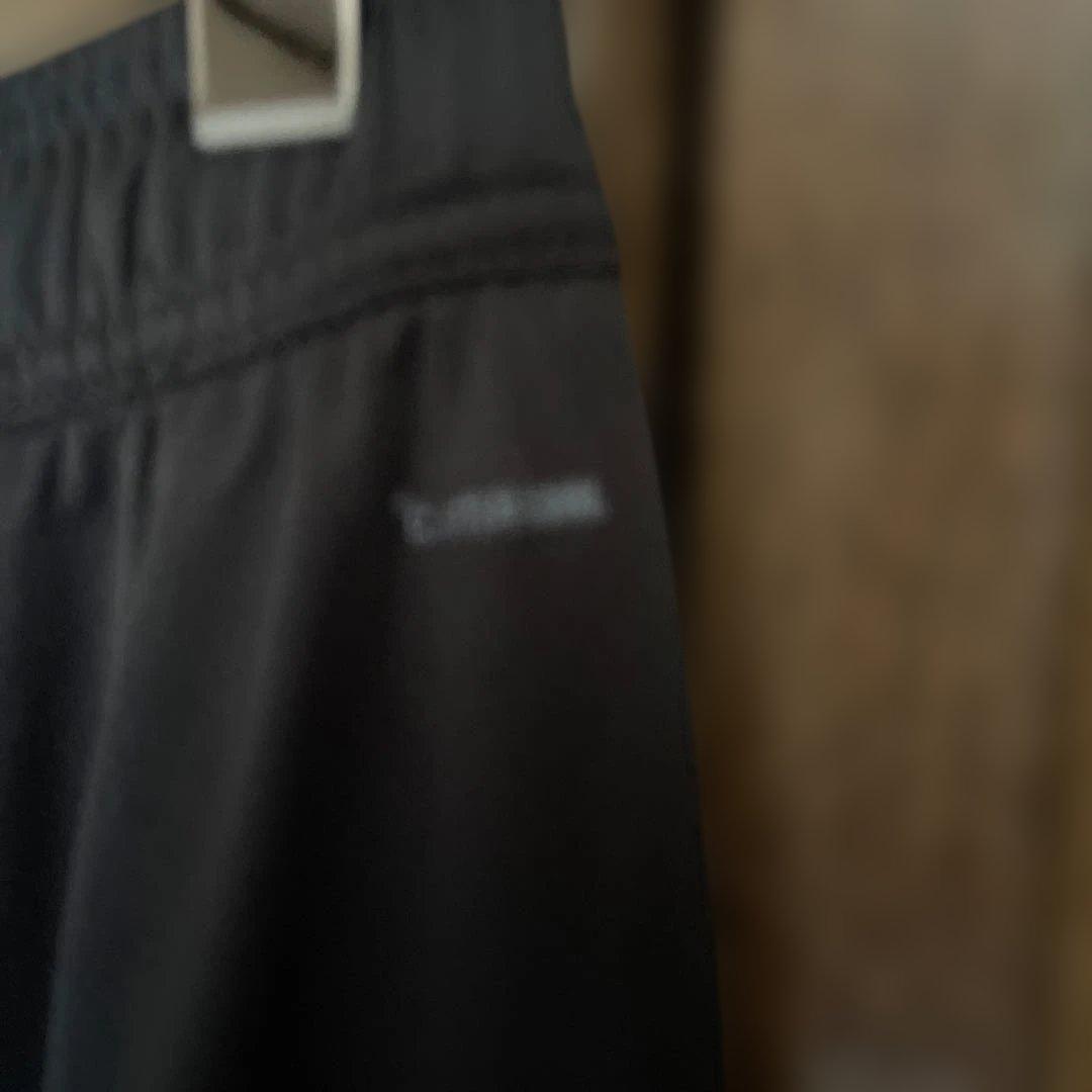 新品タグ付きALL BLACKS ラガーパンツ ブラック/ターコイズ　 Mサイズ