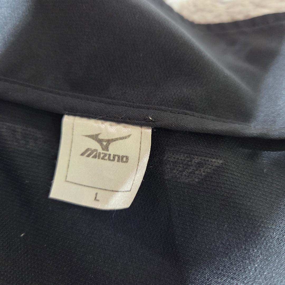 ミズノMizuno ジャージ上下セット Lサイズ ブラック黒　イエロー黄色　美品