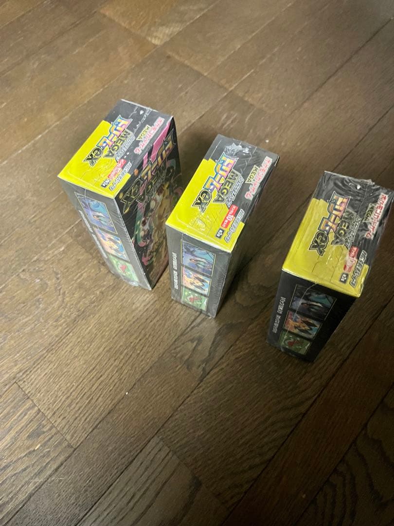 ポケモンカードゲーム MEGAドリームex 新品未使用 シュリンク付 3BOX