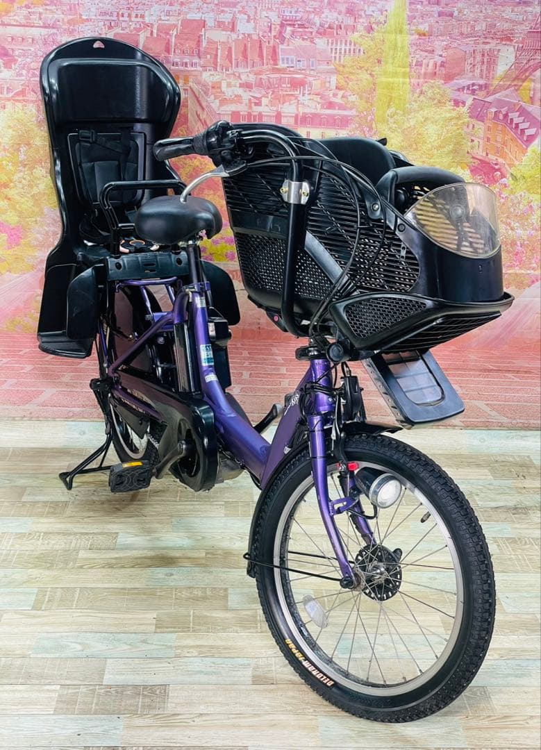 ZK3483 電動自転車 ヤマハ パスキス 子供乗せ 20インチ 送料無料