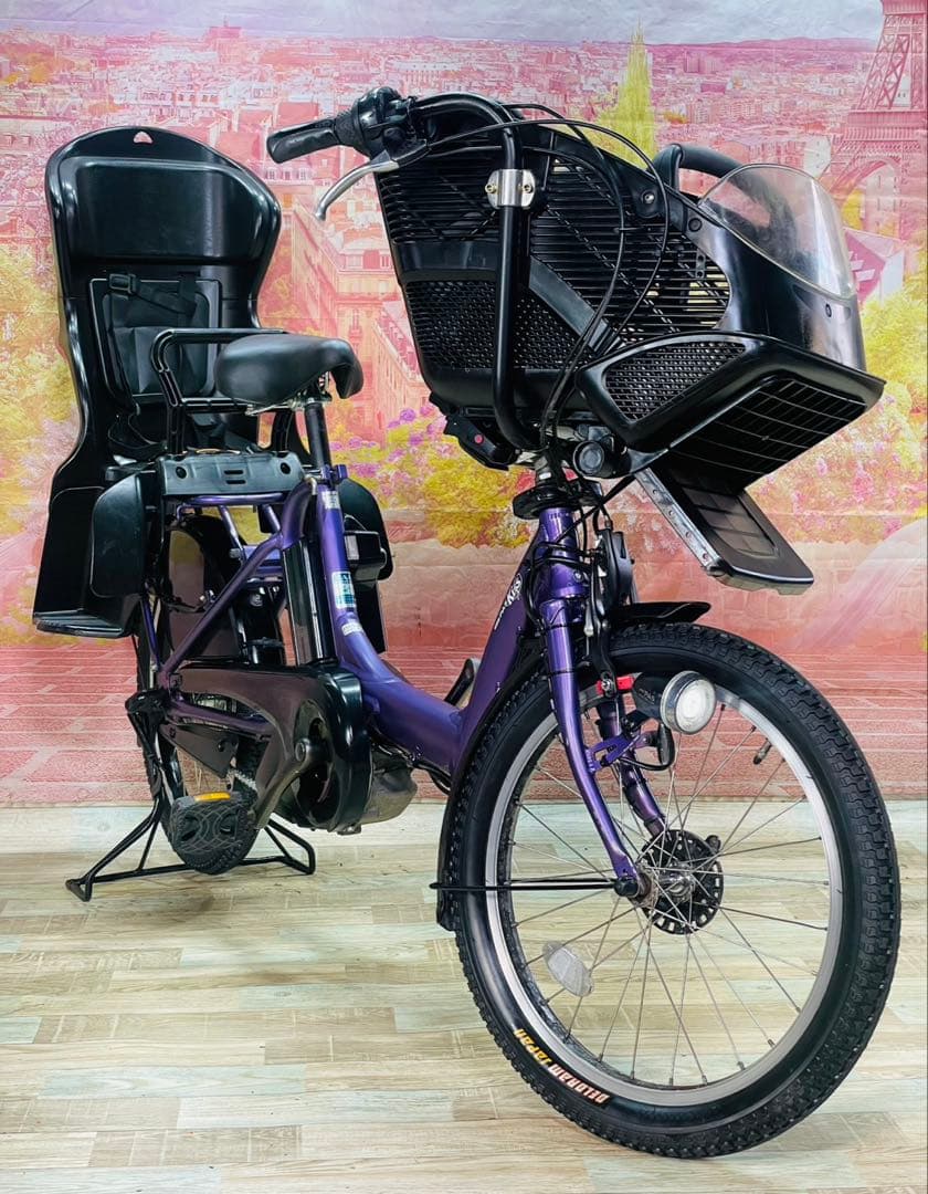 ZK3483 電動自転車 ヤマハ パスキス 子供乗せ 20インチ 送料無料