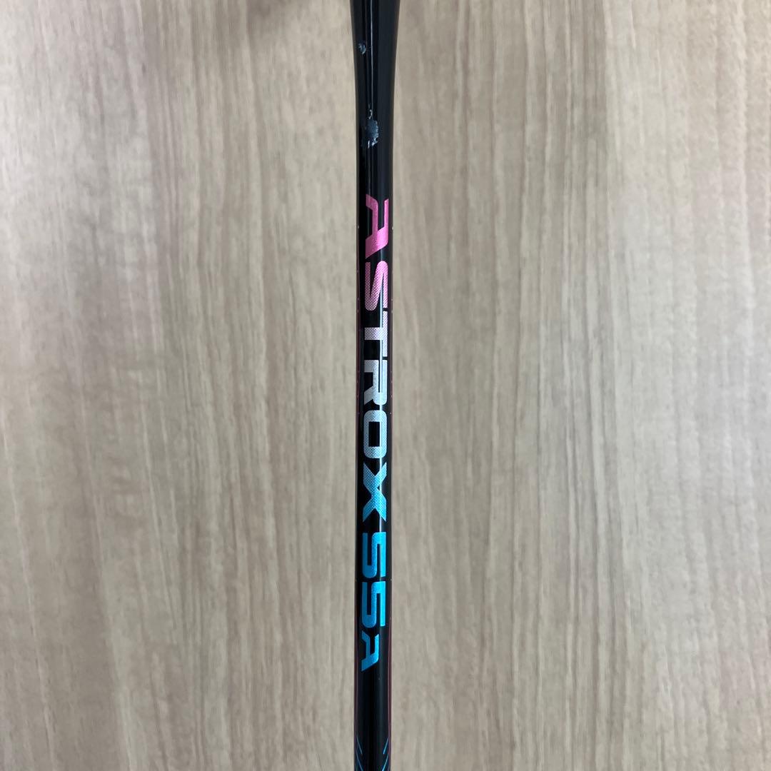 YONEX バドミントンラケット ASTROX 55A ブラック/ピンク