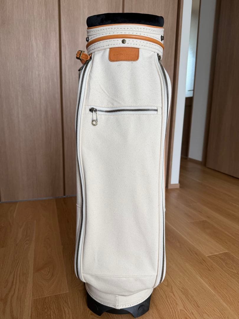⭐︎ハンティングワールド　帆布 キャディバッグ　ゴルフ バッグ　新品⭐︎