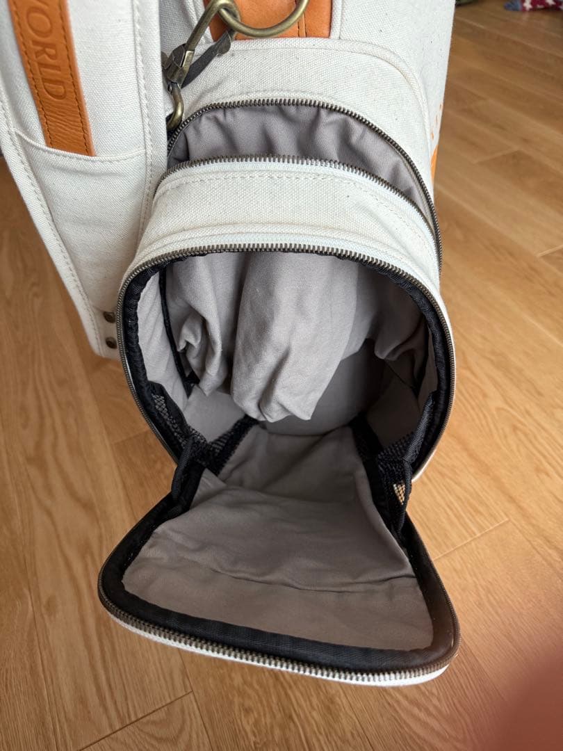 ⭐︎ハンティングワールド　帆布 キャディバッグ　ゴルフ バッグ　新品⭐︎