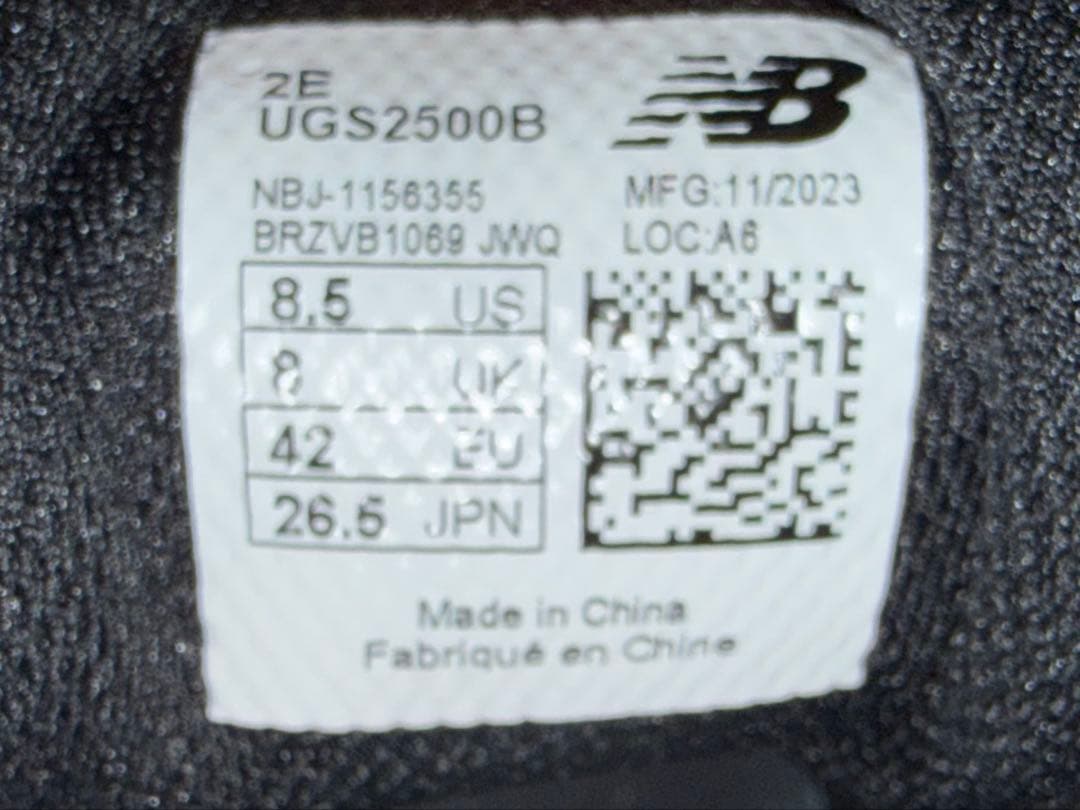 NEW BALANCE GOLF UGS2500B ゴルフシューズ　26.5