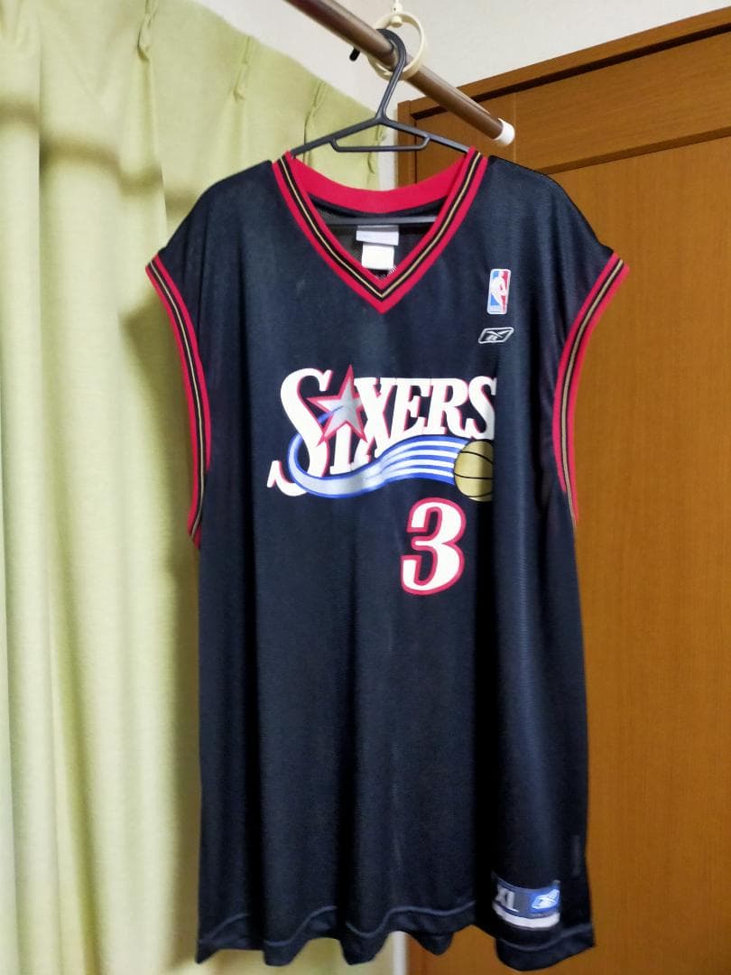 当時物Reebok製NBA アレン・アイバーソン 76ers ユニフォーム XL