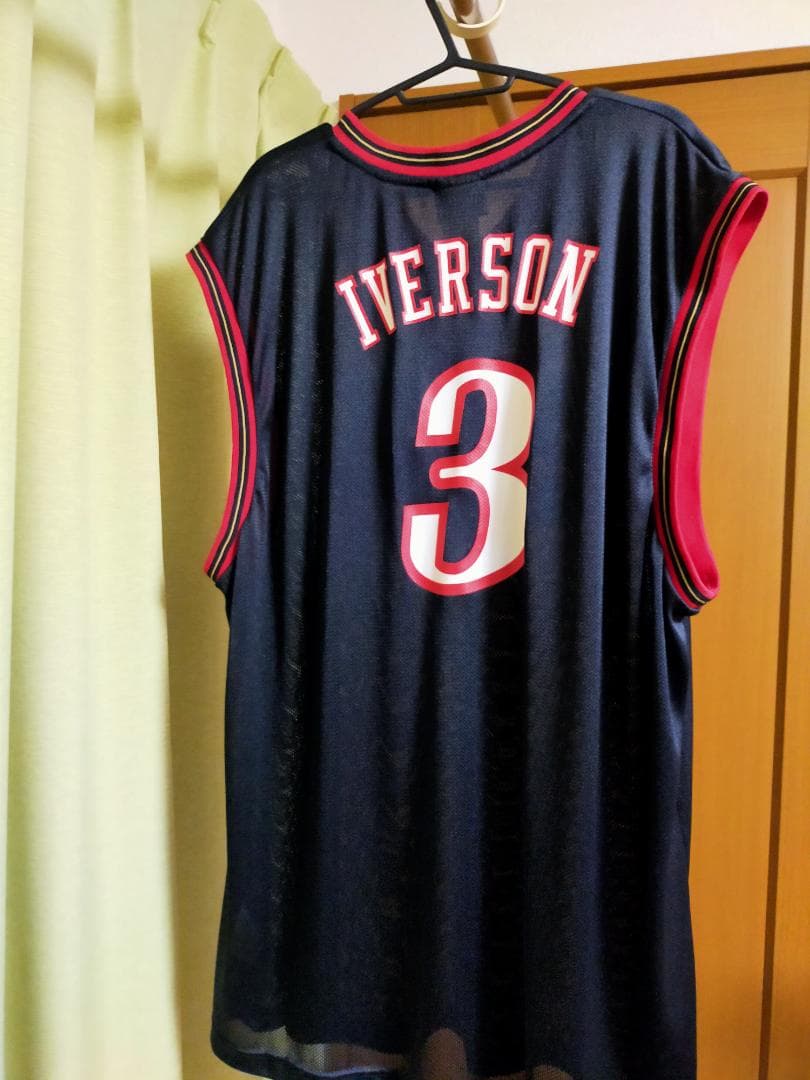 当時物Reebok製NBA アレン・アイバーソン 76ers ユニフォーム XL