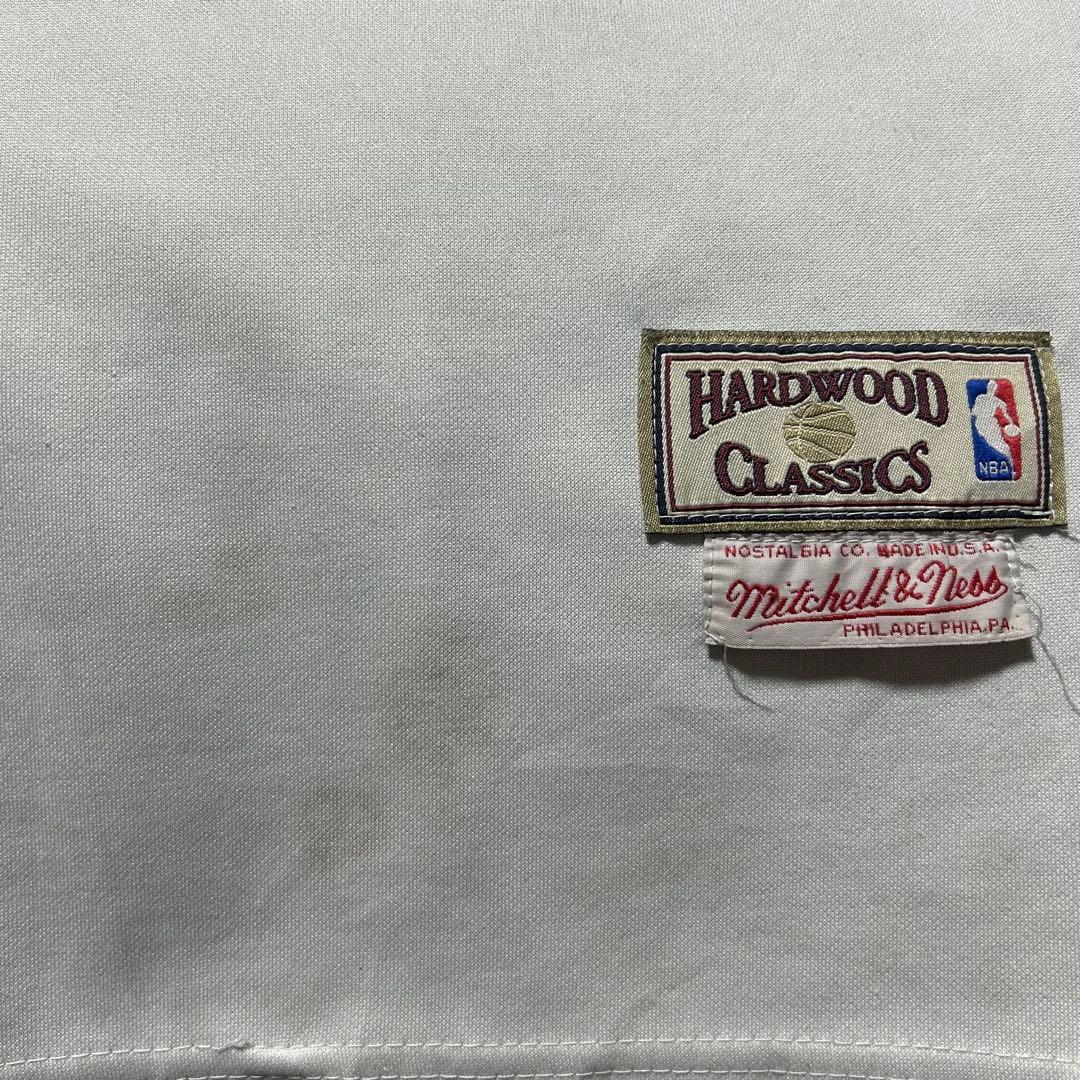 NBAヒートゲームシャツ肉厚M103シャック両面刺繍ワッペン4XLアメリカ古着