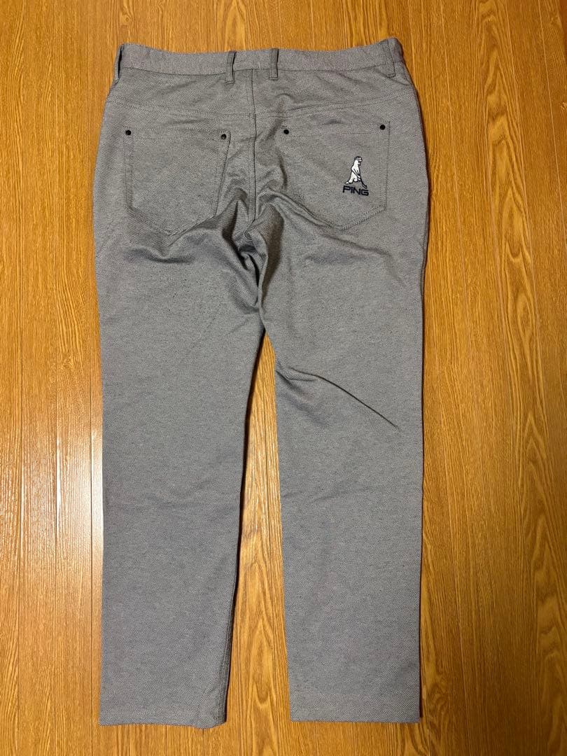 PING スリムフィット グレー パンツ