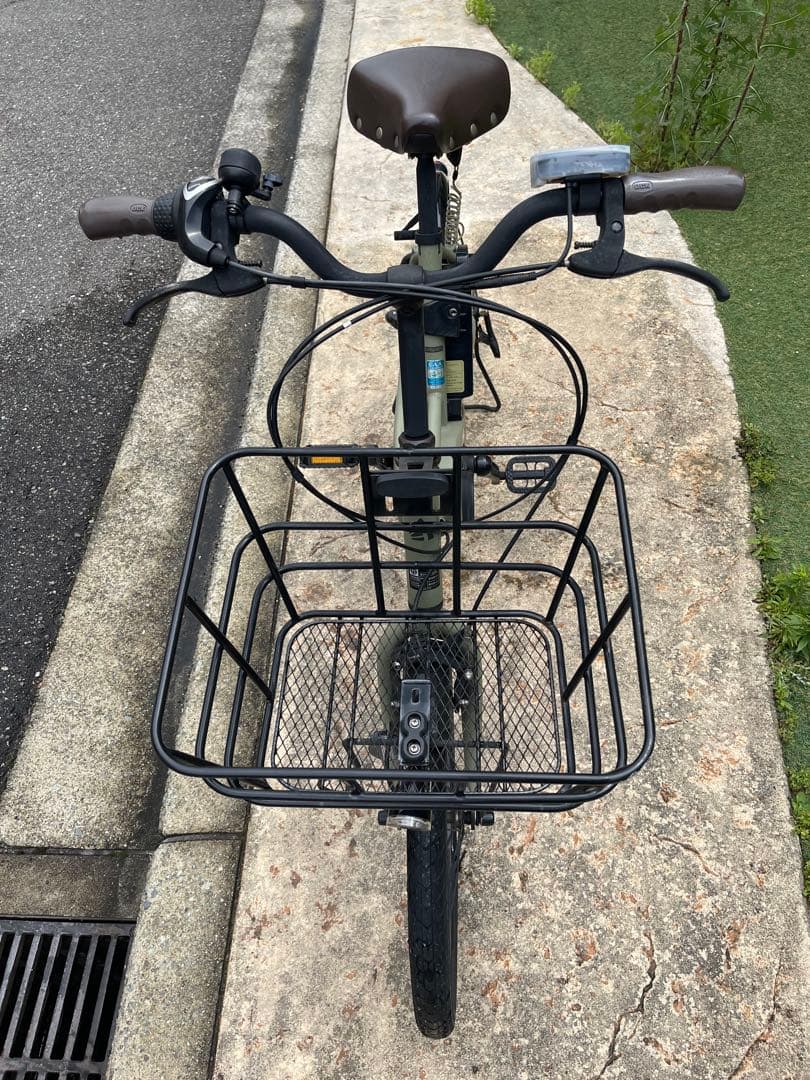 電動アシスト自転車 シティタイプ オリーブグリーン　アサヒ