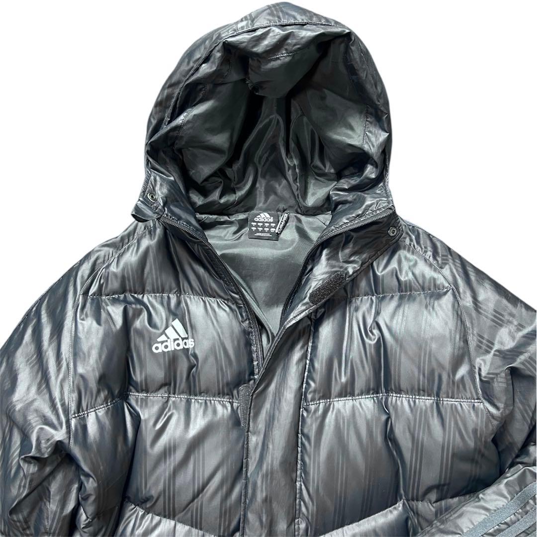 adidas アディダス ベンチコート ダウンコート ロング ブラック