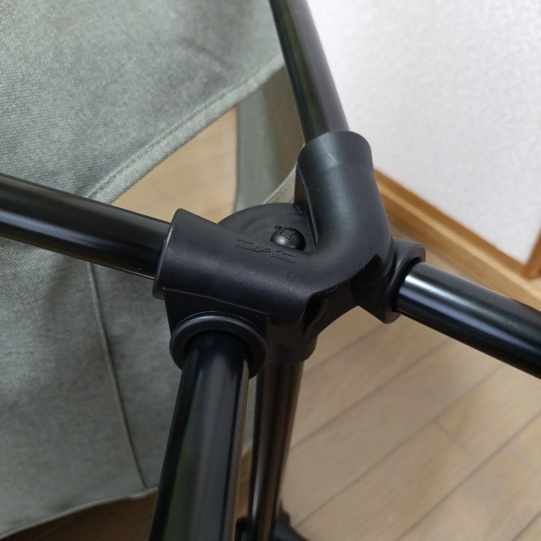 HELINOX カフェチェア グラベル　ブラックの2脚セット