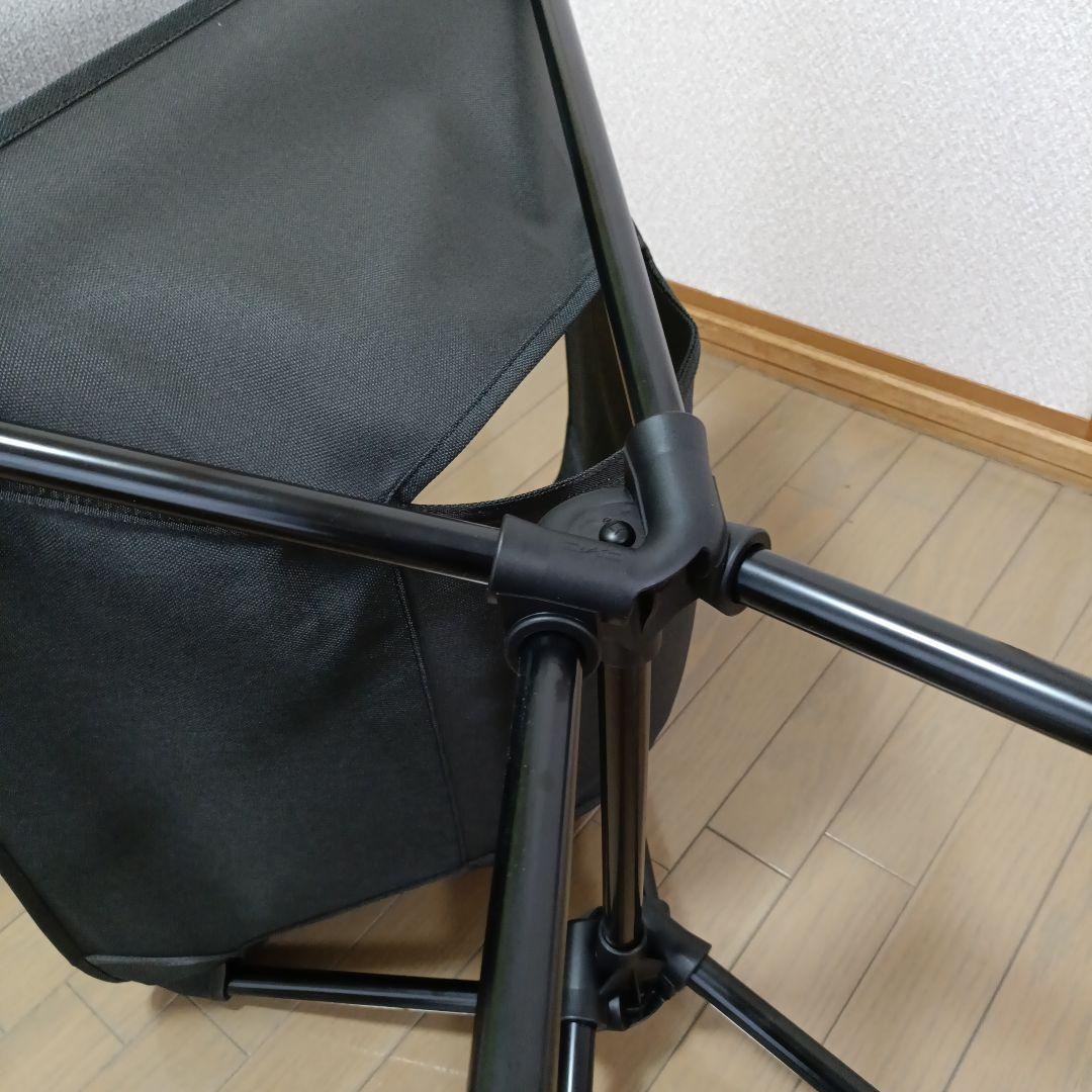 HELINOX カフェチェア グラベル　ブラックの2脚セット
