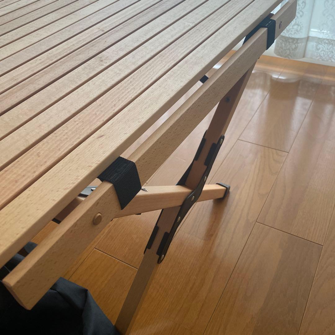 Hilander 折りたたみ木製テーブル