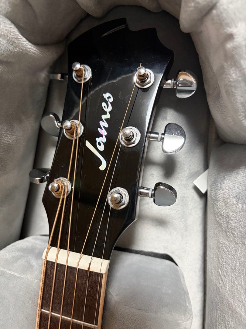 アコースティックギター James J-500L VNT ギターケース付き