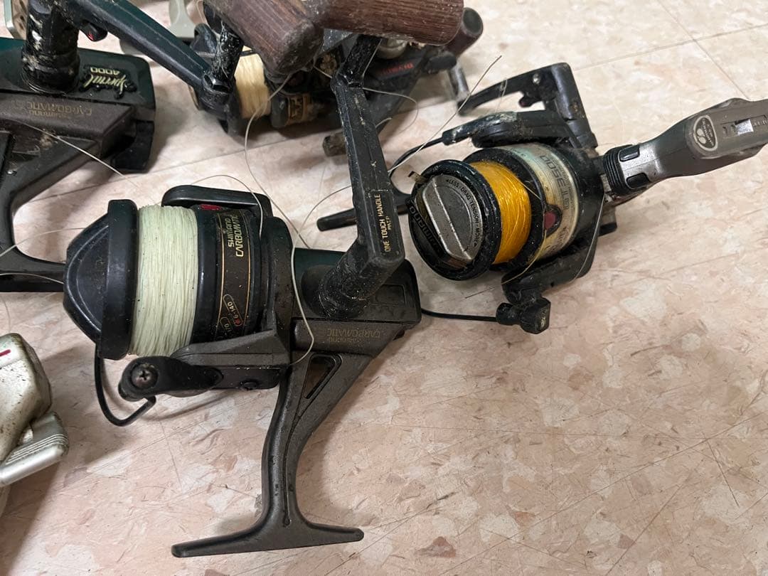19個ジャンクリール　SHIMANO DAIWA などまとめ売り